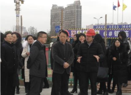 顧宗瑜一行赴會(huì)展中心項(xiàng)目調(diào)研指導(dǎo)